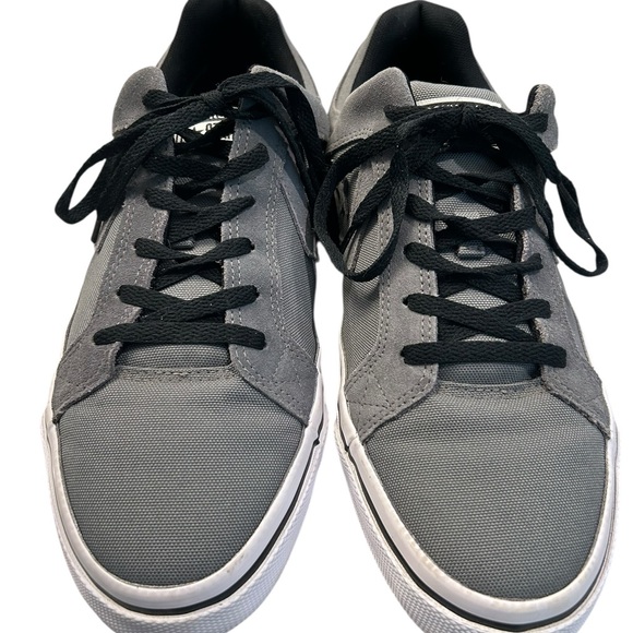 Converse Men's All Star Gray Canvas Skater Sneakers 13 - Picture 4 of 9